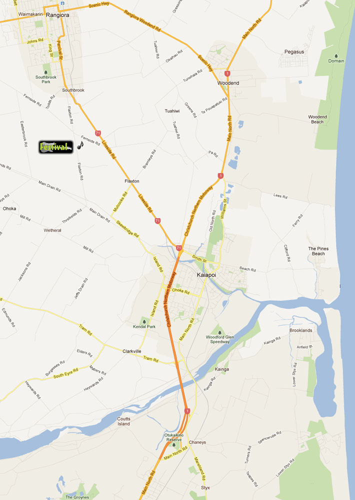 Show Flaxwood Festival location map ....